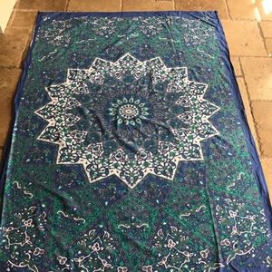 Bohemian Elephant Mandala Tapestry Wallhanging